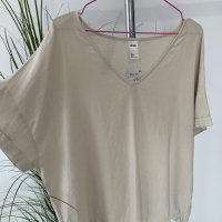 Дамска блуза от лен в размер 2ХЛ, нова с етикет, снимка 4 - Тениски - 44994613
