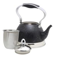 Висококачествен чайник с фина цедка, 1L, снимка 2 - Аксесоари за кухня - 45115373