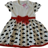 Памучна детска рокля с къс ръкав, снимка 1 - Детски рокли и поли - 45232908