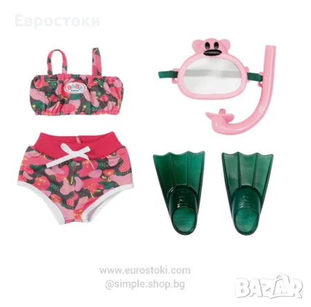 Комплект аксесоари за кукли Zapf Creation Baby Born Weekend Deluxe Diving Fun, снимка 1