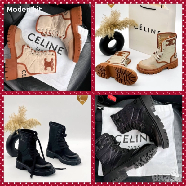 CELINE дамски боти висок клас реплика, снимка 1