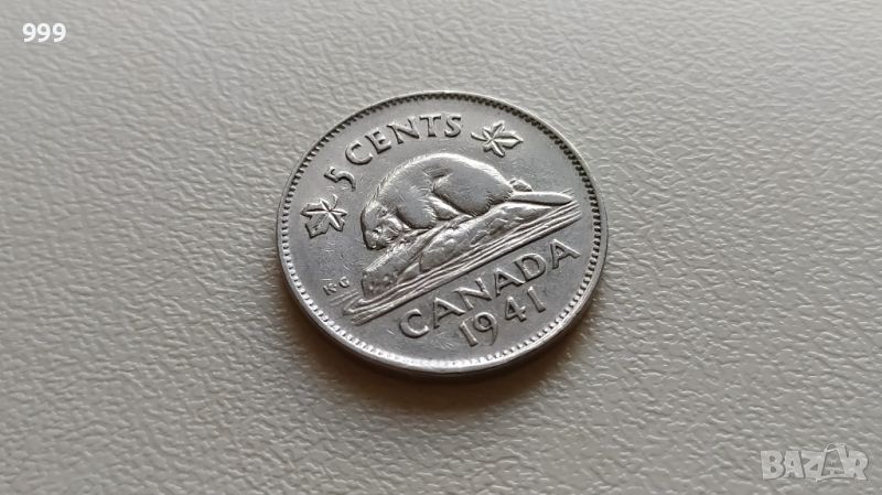 5 цента 1941 Канада, снимка 1