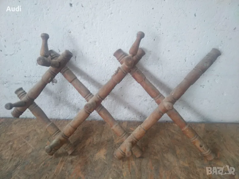 Ретро сгъваема закачалка за дрехи, снимка 1