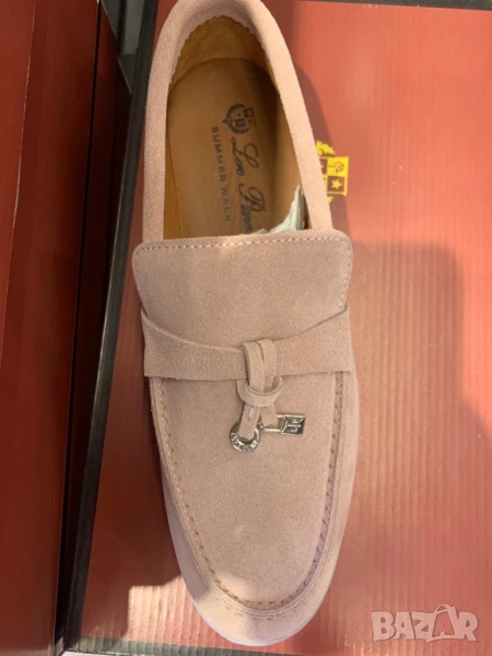 мокасини от естествен велур loro piana , снимка 1