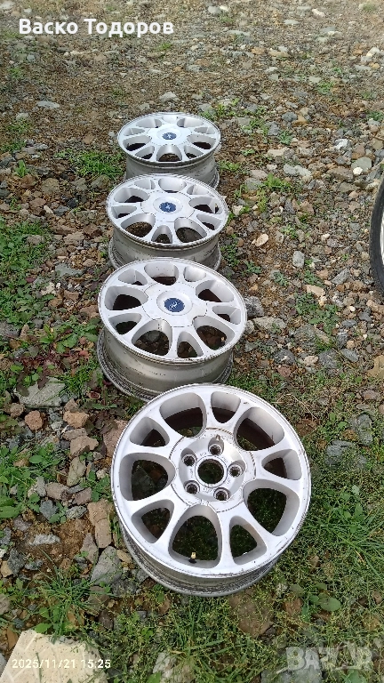 Лети джанти 5 бр. 5/112/57.1/7j/16 ц., снимка 1