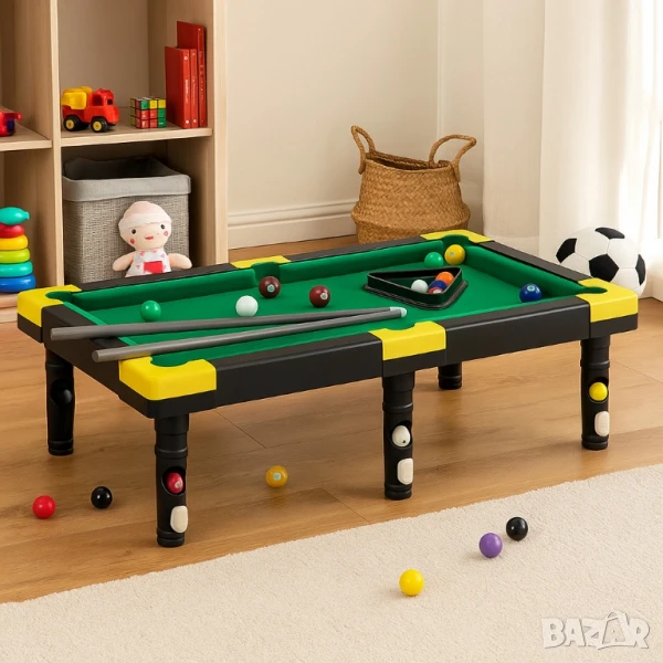 Мини билярд за деца – Компактна маса за голямо забавление, снимка 1