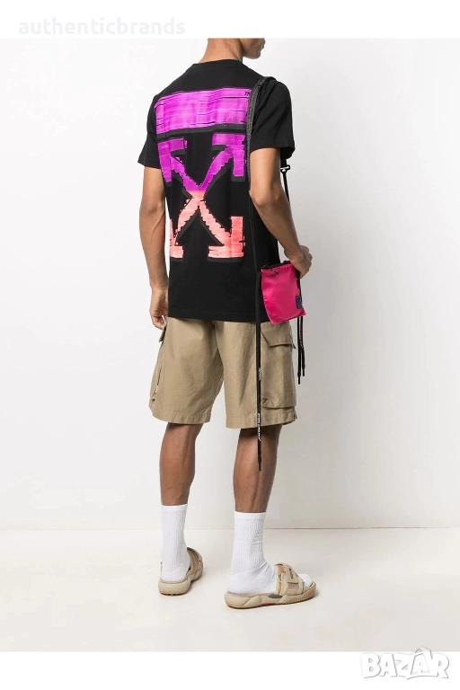 Off White pink&orange marker arrows Paskal skeleton arrows, снимка 1