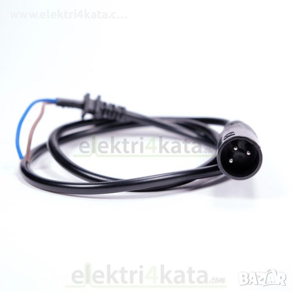 Кабел с конектор за зарядно устройство (XLR 3pin 18mm), снимка 1