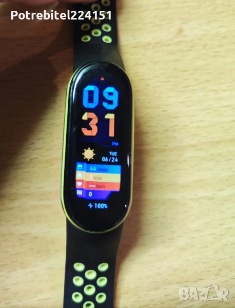 Xiaomi Mi Band 6 NFC смарт гривна, снимка 1