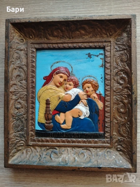 Красива метална икона , снимка 1