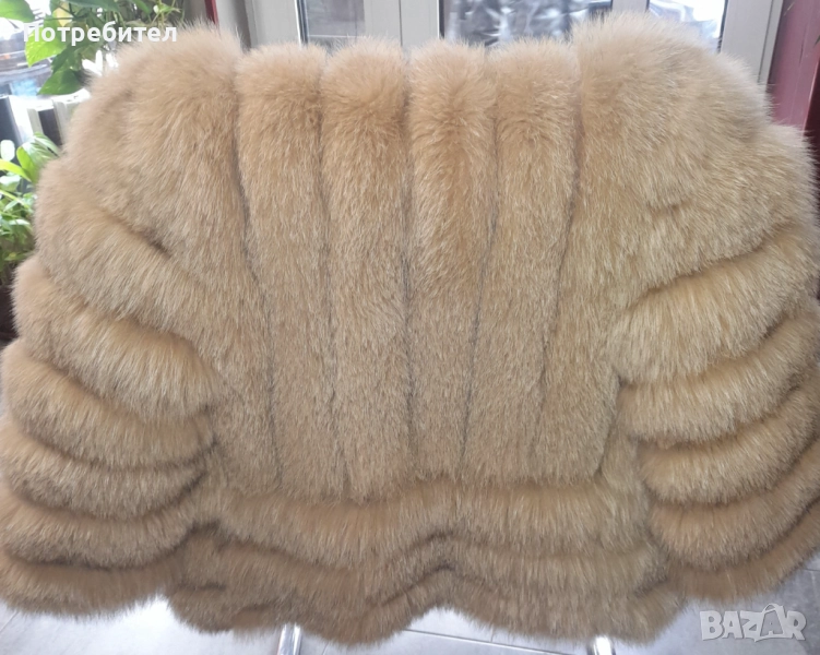 Дамско палто естествен косъм,уникален модел-Турция, снимка 1