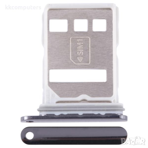 SIM / MicroSD държач /Черен/ за Huawei P60 Pro Баркод : 563545, снимка 1