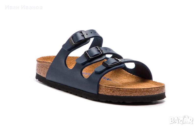  Birkenstock Florida BS / Размер 6 номер 39 . Дамски Сини Сандали, снимка 1