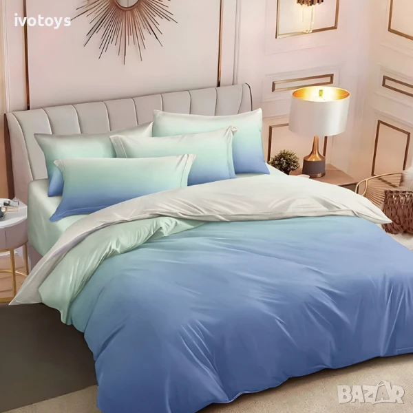 Двулицево спално бельо, 6 части - Модел WS18067, снимка 1