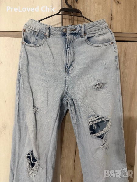 Сини дълги дънки , снимка 1