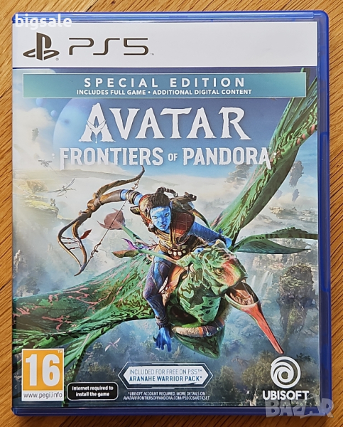 Диск с игра Avatar Frontiers of Pandora PS5 Playstation 5 Плейстейшън, снимка 1