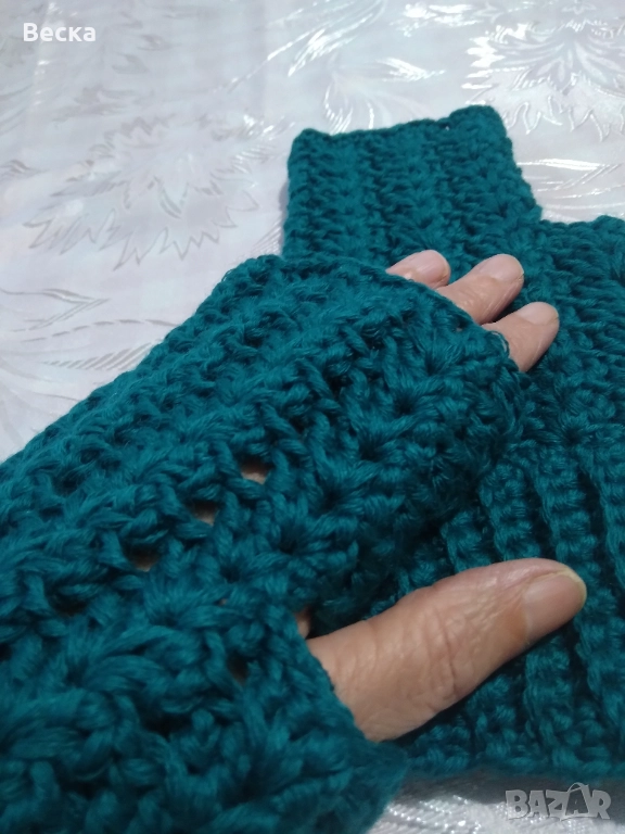 Ръчно изплетени ръкавици , снимка 1