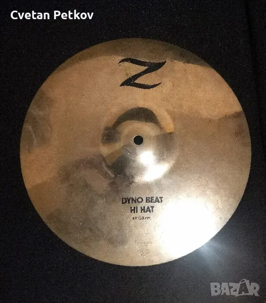 Продавам 13"  Hi Hat Zildjian Dyno Beat , снимка 1