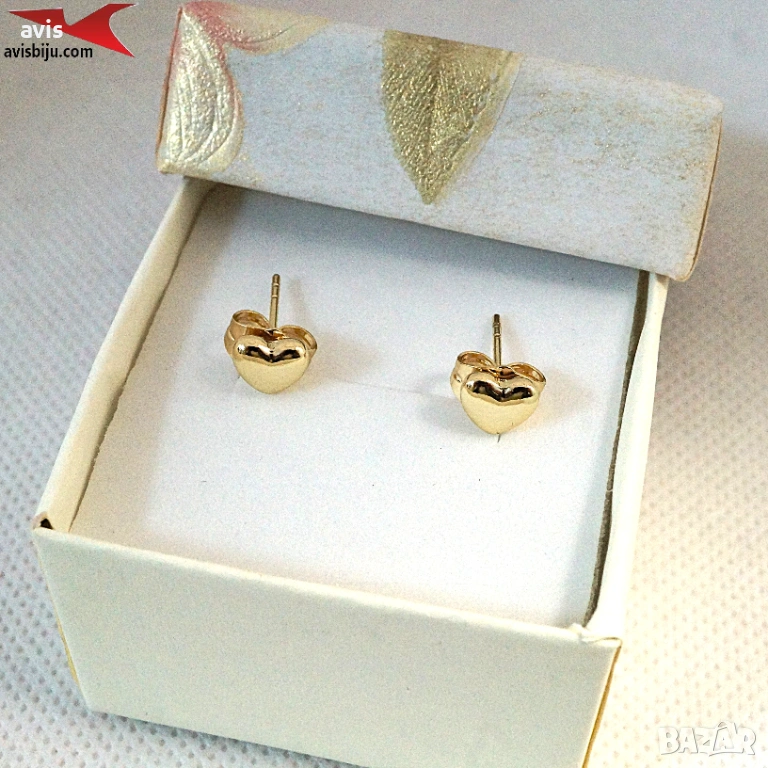 Обеци с 14К златно покритие 2141855, снимка 1