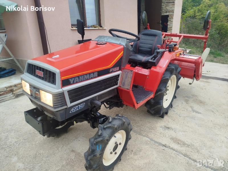 Трактор с фреза Yanmar F155, снимка 1