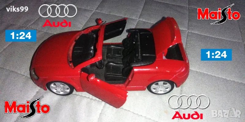 Audi TT Roadster - MAISTO Мащаб 1:24, снимка 1