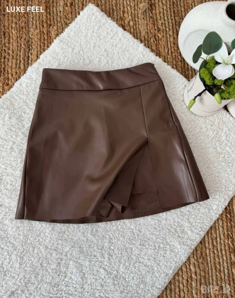 Дамска Кожена Пола ⚜️, снимка 1