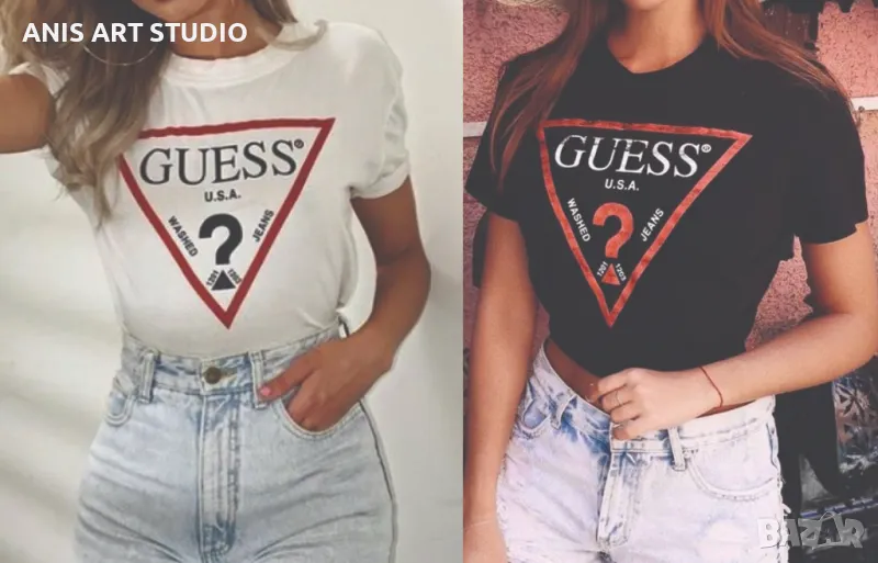 Дамска тениска GUESS, снимка 1