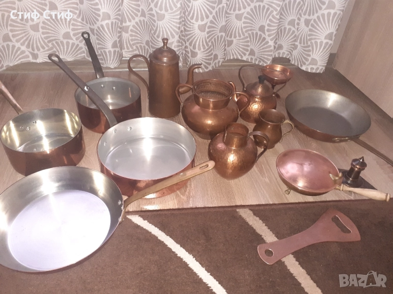 Меден тиган и съдове, снимка 1