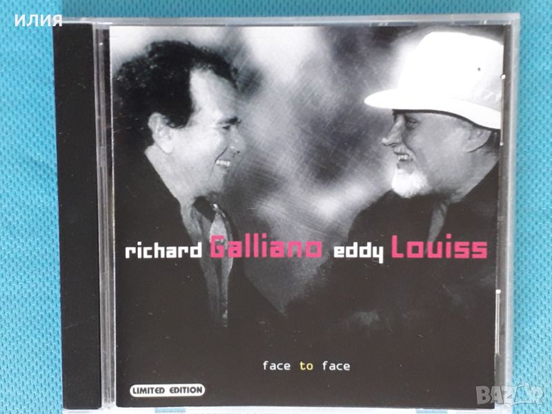 Richard Galliano-Eddy Louiss – 2001 - Face To Face(Contemporary Jazz,Latin Jazz,Bossa Nova), снимка 1