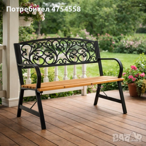 Елегантна градинска пейка GARDEN LINE , снимка 2 - Други стоки за дома - 53821152