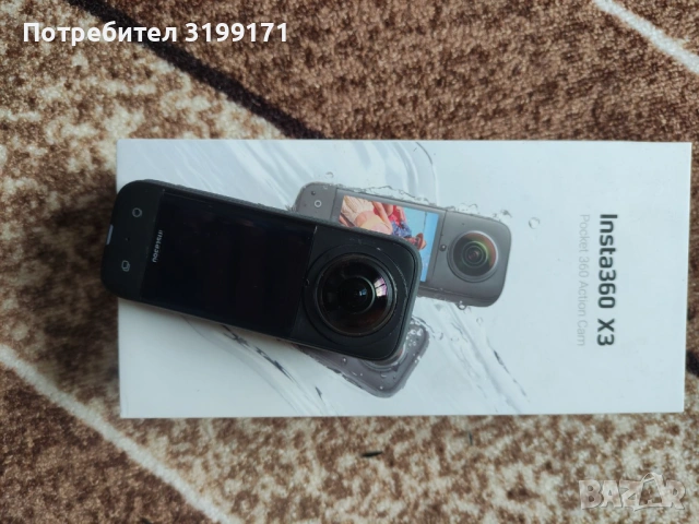 Insta 360 x3 360 градуса, снимка 4 - Камери - 53523306