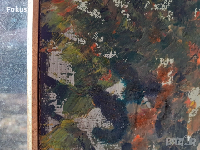 Страхотна голяма майсторска картина масло на платно, снимка 5 - Антикварни и старинни предмети - 53448887