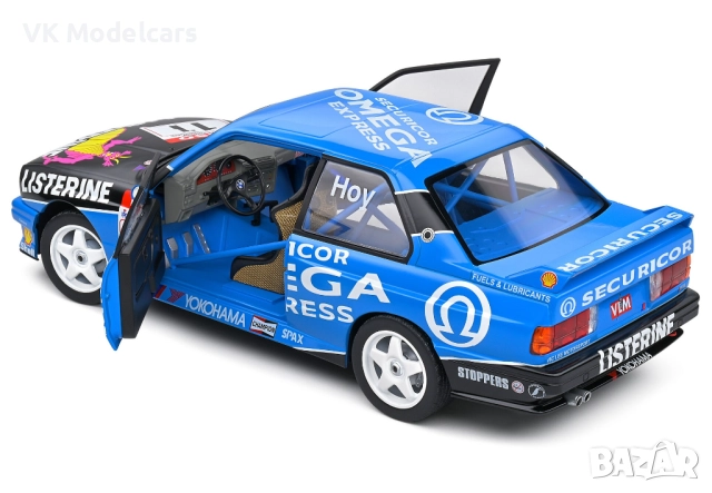 1991 BMW E30 M3 Blue #1 W.Hoy BTCC 1/18 Solido, снимка 2 - Колекции - 52790007