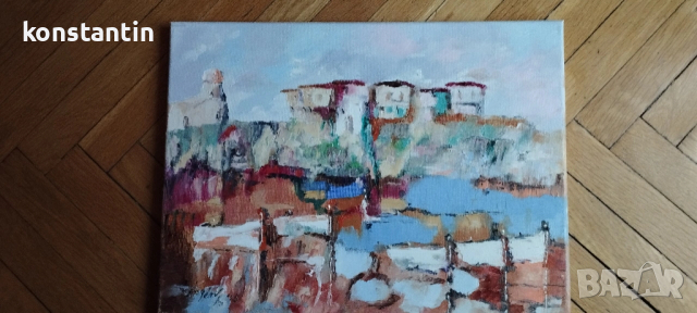 МАСЛЕНА КАРТИНА "СОЗОПОЛ", снимка 4 - Декорация за дома - 53165325