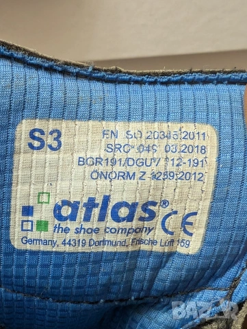 Atlas Anatomic Bau 500 S3 номер 44 работни / предпазни / ловни / туристически обувки, снимка 2 - Други - 53395837