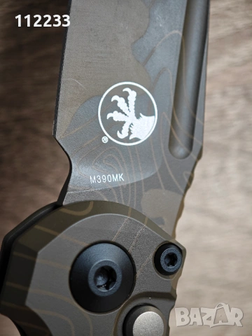 Microtech LUDT Gen III T/E Signature Automatic Knife Badlands Camo Aluminum M390MK by Tony Marfione., снимка 3 - Ножове - 54004034