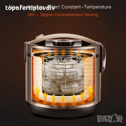 Уред за кисело мляко,черен чесън и др. MLGB 6L Yoghurt Machine, снимка 5 - Мултикукъри - 50733769