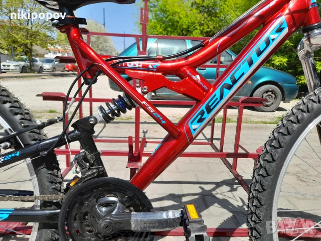 REACTOR Велосипед 24" FREAK червен, снимка 2 - Велосипеди - 53839448