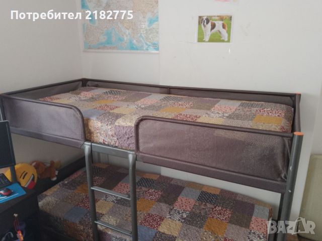 двуетажно легло за деца ИКЕЯ, снимка 5 - Спални и легла - 46443785