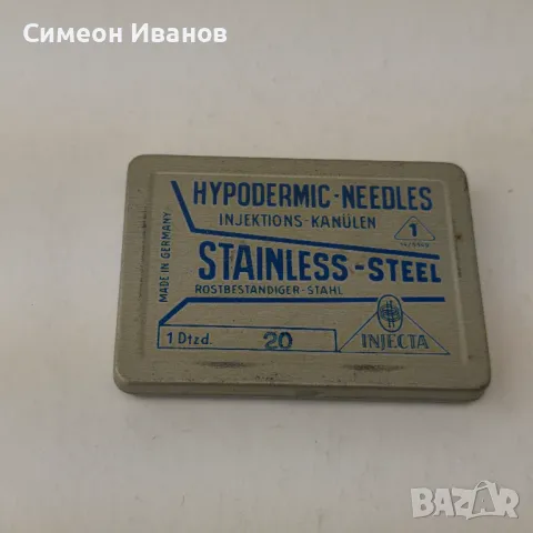 Стари игли за спринцовка Injekta Германия 12 броя #5925