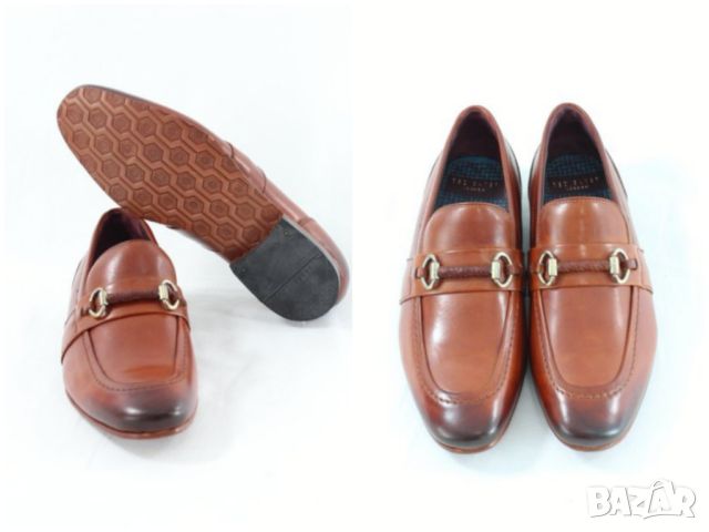 Ted Baker Daiser Burnish Loafers / 41* / обувки мокасини от естествена кожа и гьон / състояние: ново, снимка 1 - Мокасини - 45554917