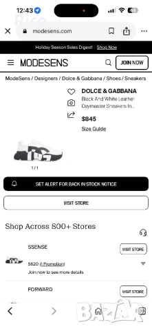 Dolce&Gabbana Original Sneakers , снимка 3 - Маратонки - 53383684