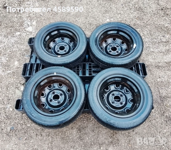 4бр.Оригинални железни джанти 13цола 4x100+ГУМИ за Kia Picanto,Hyundai i10,Suzuki Alto,Wagon, снимка 8 - Гуми и джанти - 52977503