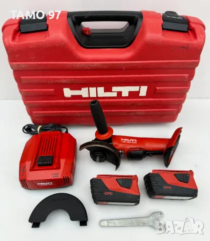 Hilti AG 125-A22 - Безчетков акумулаторен ъглошлайф 2x22V 5.2Ah, снимка 1 - Други инструменти - 47307850