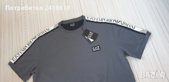 Emporio Armani EA7 Cotton Mens Size XL / 2XL НОВО! ОРИГИНАЛ! Мъжка Блуза.