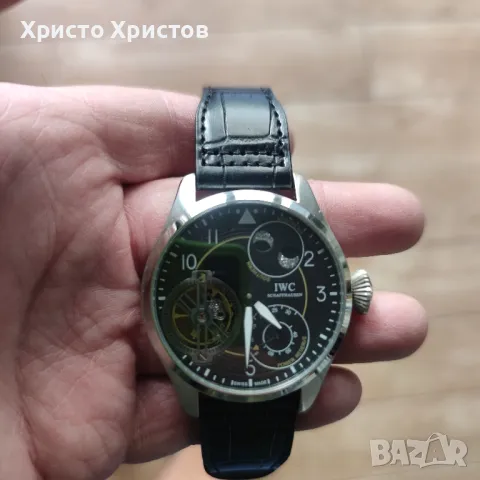 Мъжки луксозни часовници IWC Tourbillon, снимка 11 - Мъжки - 46901077