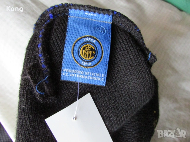 Интер Милано Италия Оригинална Нова с етикет зимна шапка Inter Milan Italia , снимка 2 - Футбол - 53150903