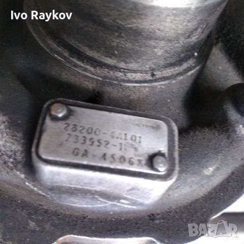 Турбо за Kia Sorento I SUV (08.2002 - 12.2009) 2.5 CRDi, 140 к.с. 29200-4A101 / 733952-1, снимка 2 - Части - 46263570