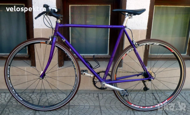 Шосеен велосипед ! Къстъм  1х8 ! Рамка Хром-моли !