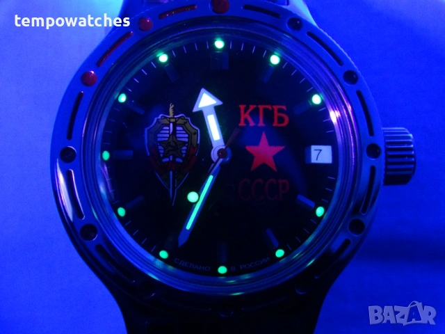 ВОСТОК АМФИБИЯ АВТОМАТИЧЕН- "КГБ" ref: 420457, снимка 4 - Мъжки - 43232648